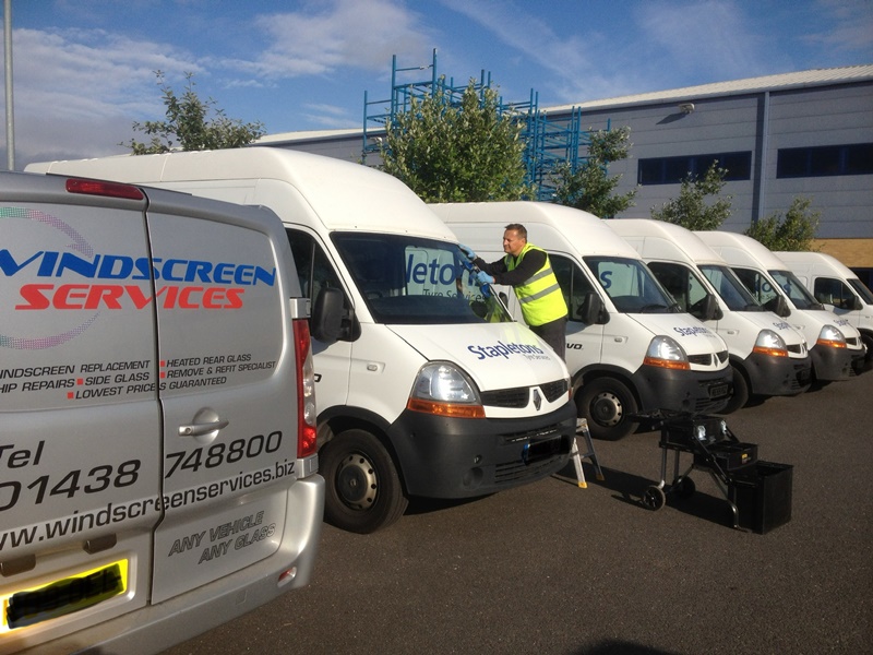 Windscreen Replacement Services for fleets Stevenage